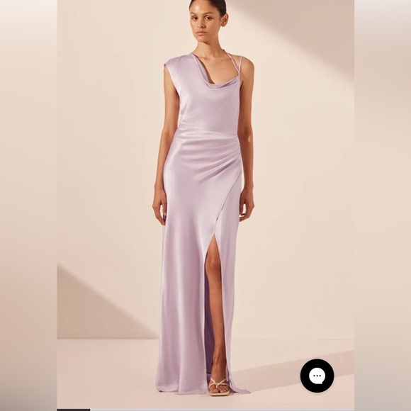 Shona Joy Never Worn One Shoulder Lilac Dress - Picture 2 of 4